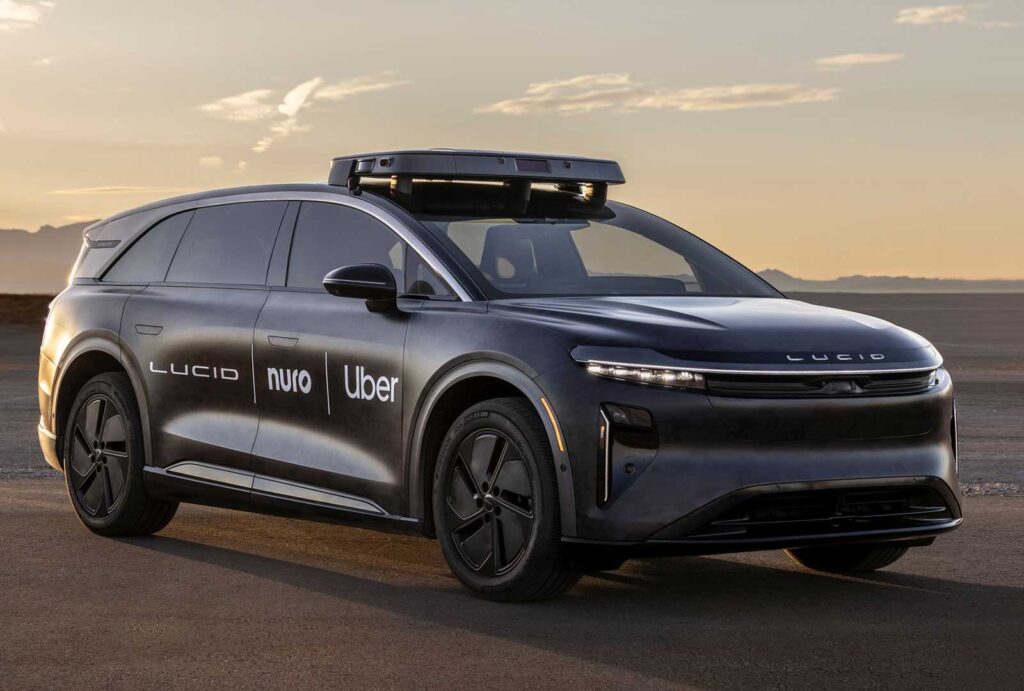 Uber, Nuro, Lucid Robotaxi - The Road to Autonomy