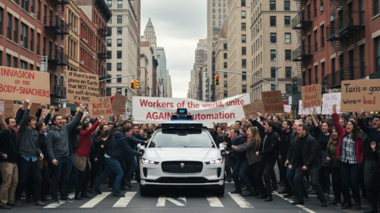 Waymo in New York (AI Generated) - The Road to Autonomy