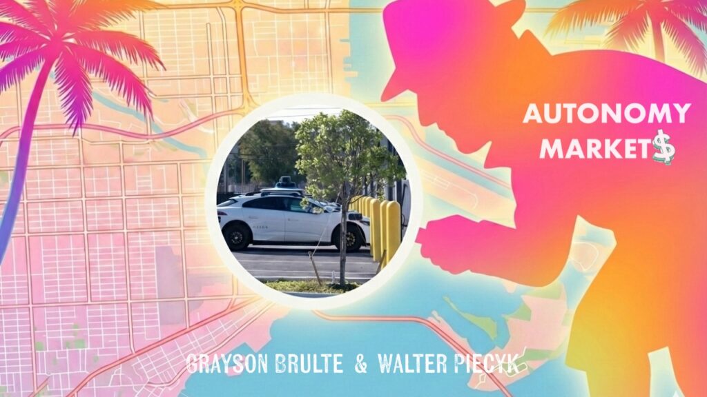 Uber's Autonomy Myths and Realities, Waymo's Capital Raise and Miami Depots - The Road to Autonomy