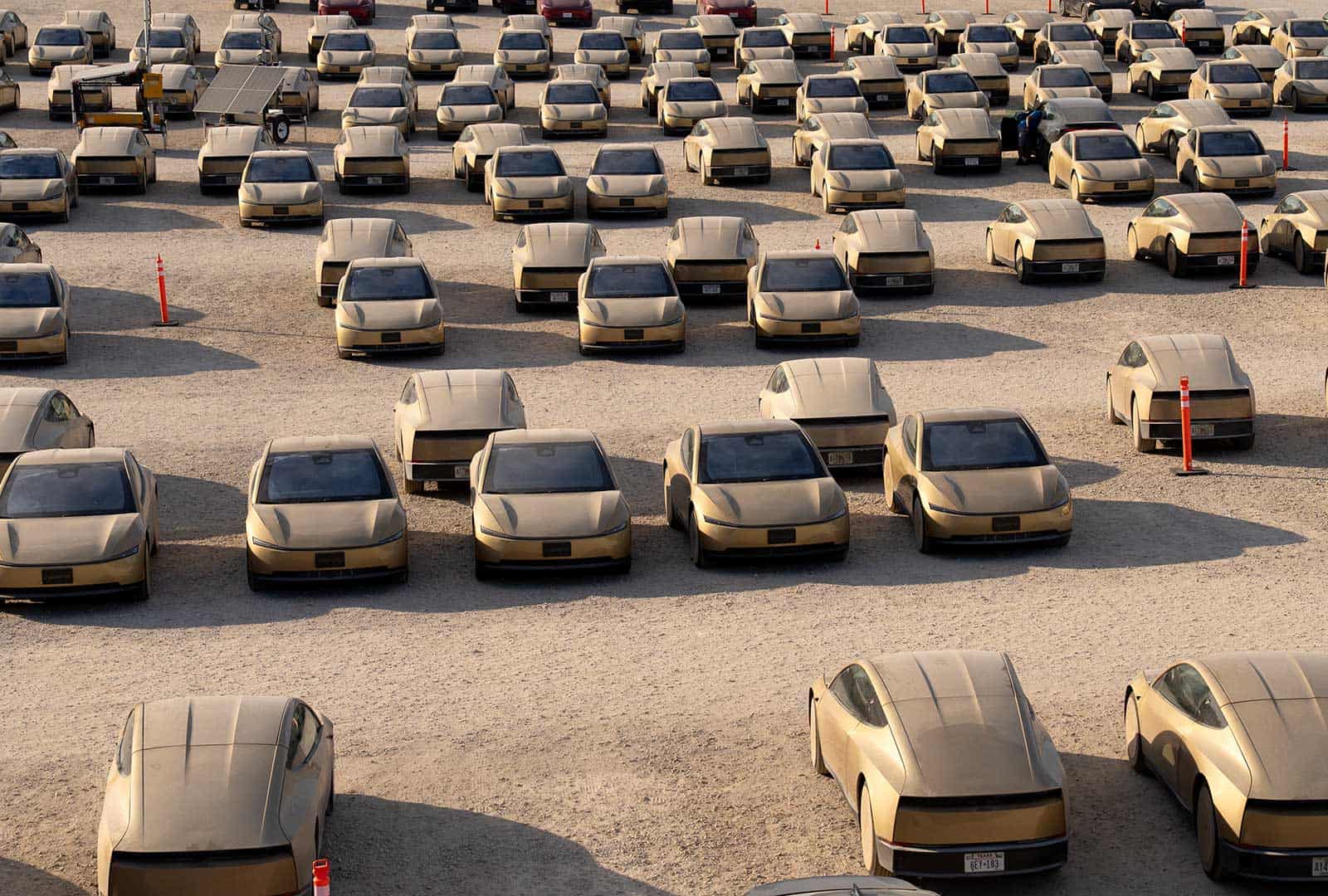 Tesla Cybercabs in Dallas